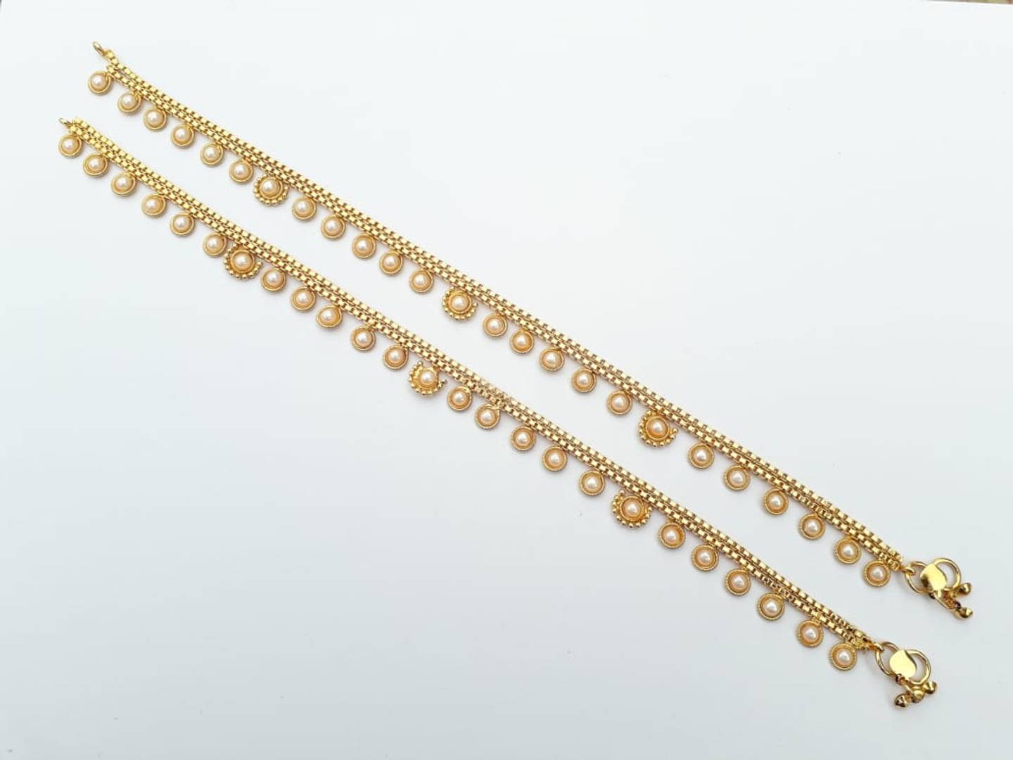 Golden German Silver Anklet